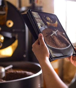 کنترل رست قهوه در حجم کم